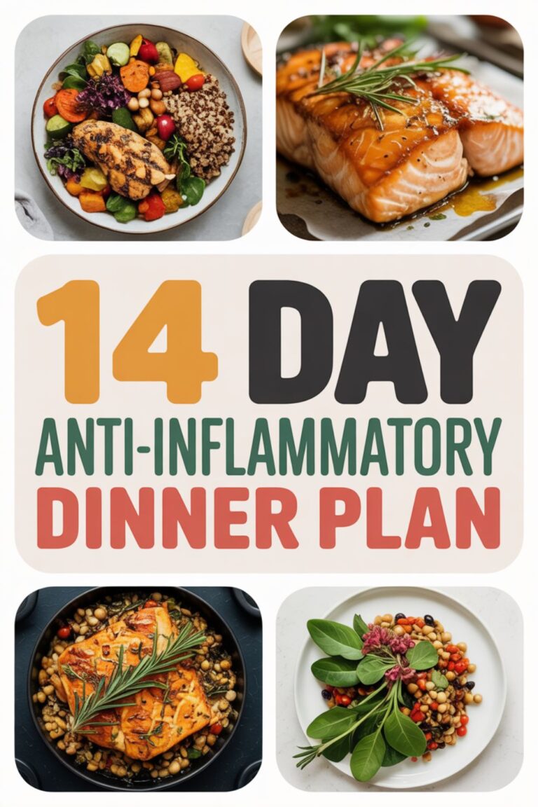 14-Day Anti-Inflammatory Dinner Plan