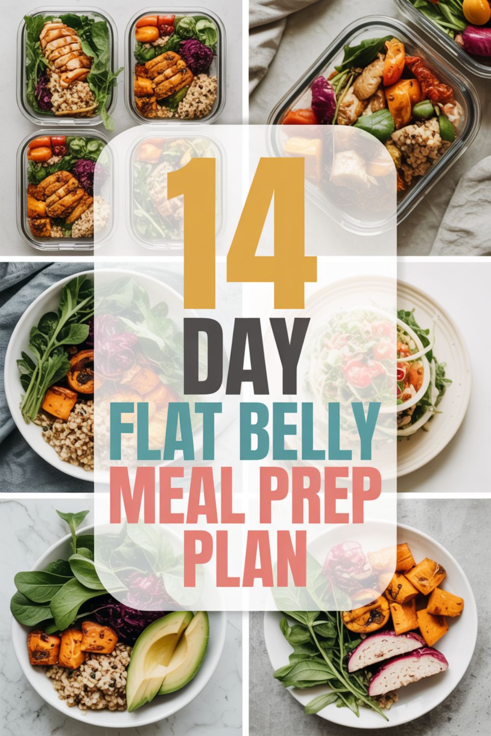 14 Day Flat Belly Meal Prep Plan