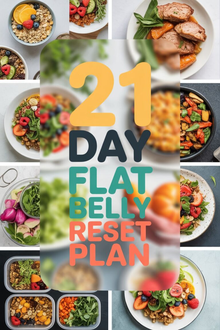 21-Day Flat Belly Reset Plan