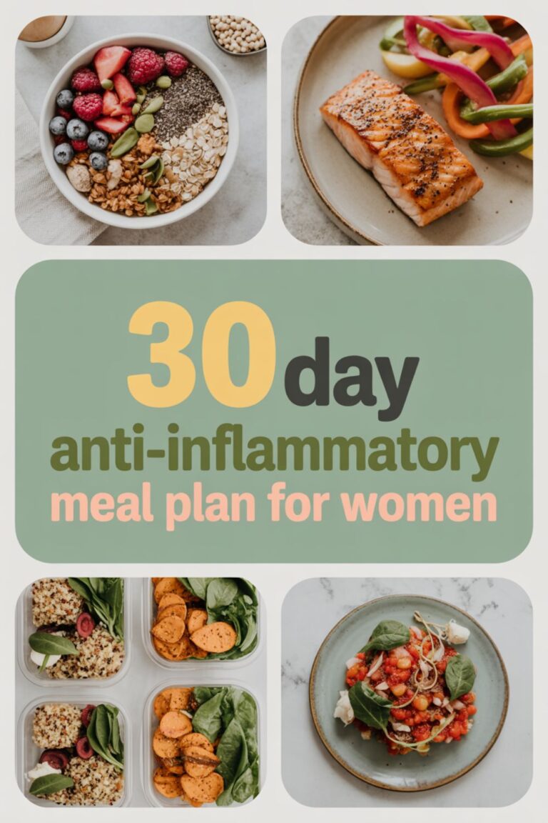 30-Day Anti-Inflammatory Meal Plan for Women