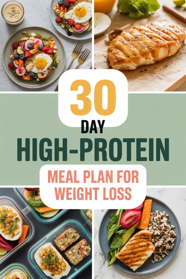 30-Day High-Protein Meal Plan for Weight Loss 1 30-Day High-Protein Meal Plan for Weight Loss