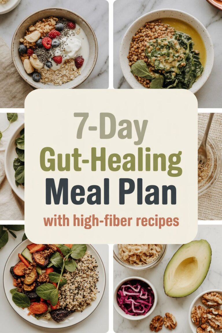 7-Day Gut-Healing Plan with High-Fiber Recipes
