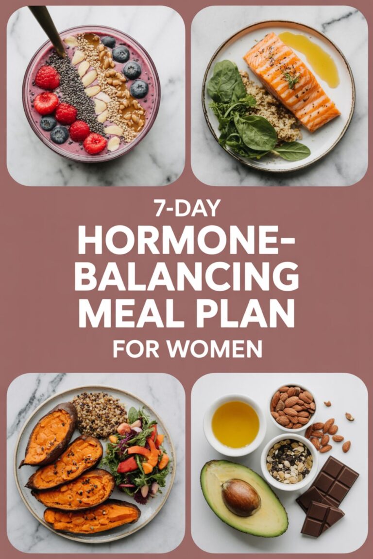 7-Day Hormone-Balancing Meal Plan for Women