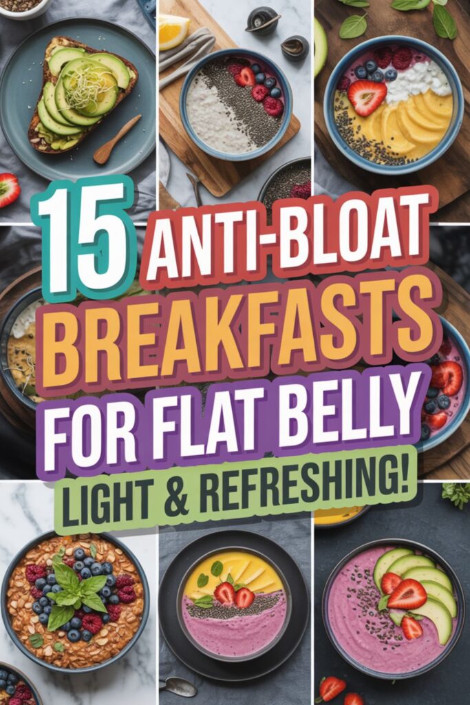 15 Anti-Bloat Breakfasts For Flat Belly