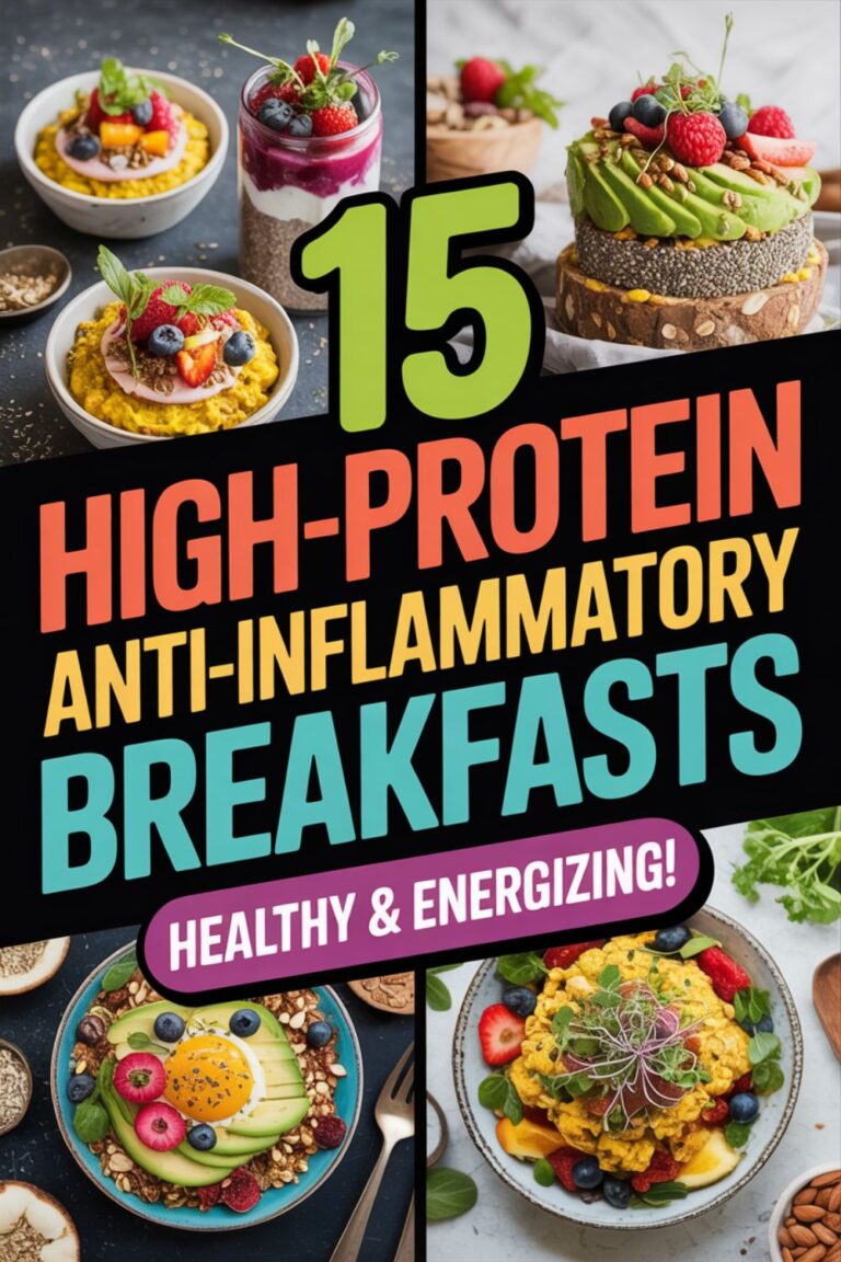 15 High-Protein Anti-Inflammatory Breakfasts to Transform Your Mornings