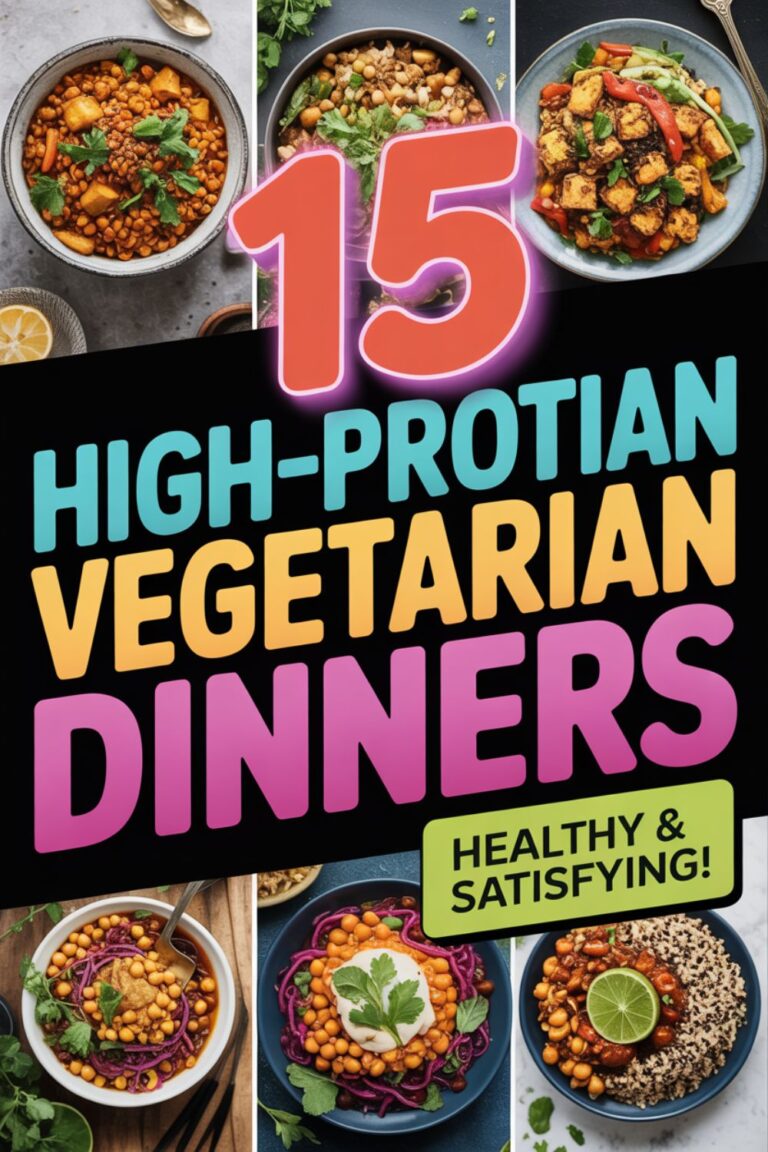 15 High-Protein Vegetarian Dinners That Actually Fill You Up 3 15 High-Protein Vegetarian Dinners That Actually Fill You Up