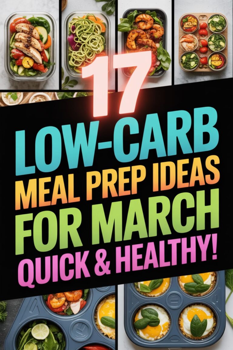 17 Low-Carb Meal Prep Ideas for March
