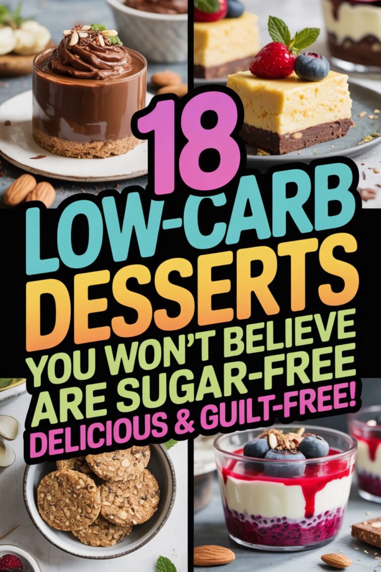 18 Low-Carb Desserts You Won’t Believe Are Sugar-Free