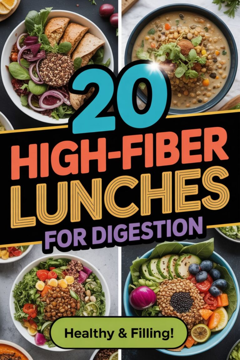 20 High-Fiber Lunches for Digestion 3 20 High-Fiber Lunches for Digestion
