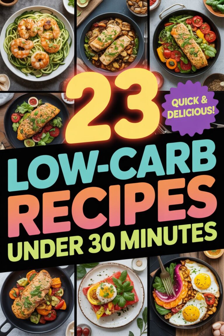 23 Low-Carb Recipes Under 30 Minutes 3 23 Low-Carb Recipes Under 30 Minutes