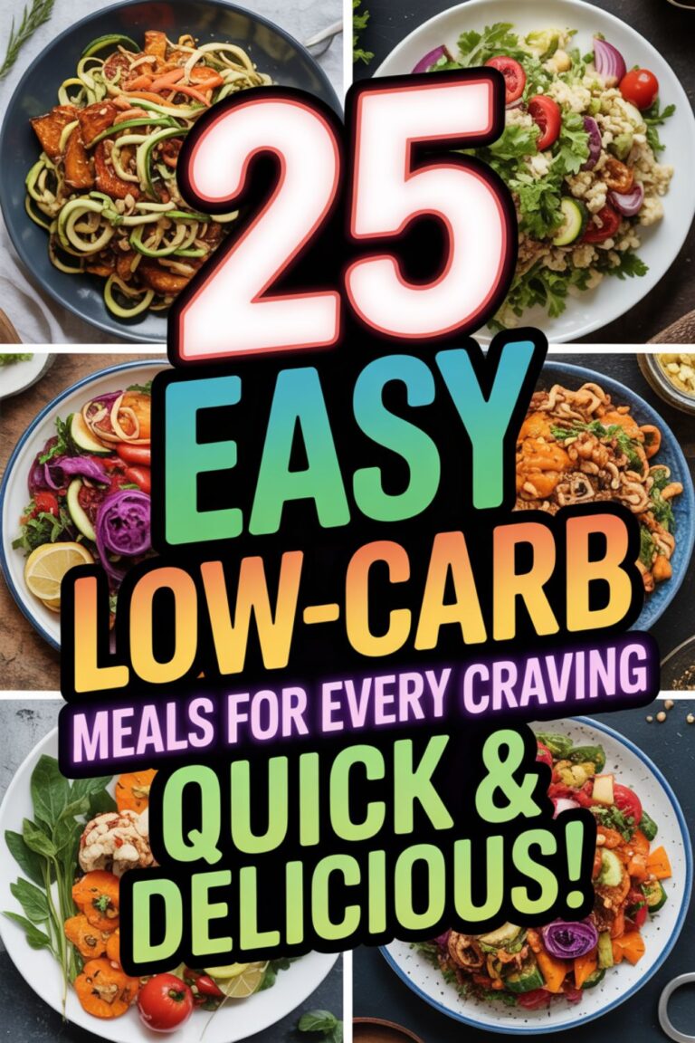 25 Easy Low-Carb Meals for Every Craving