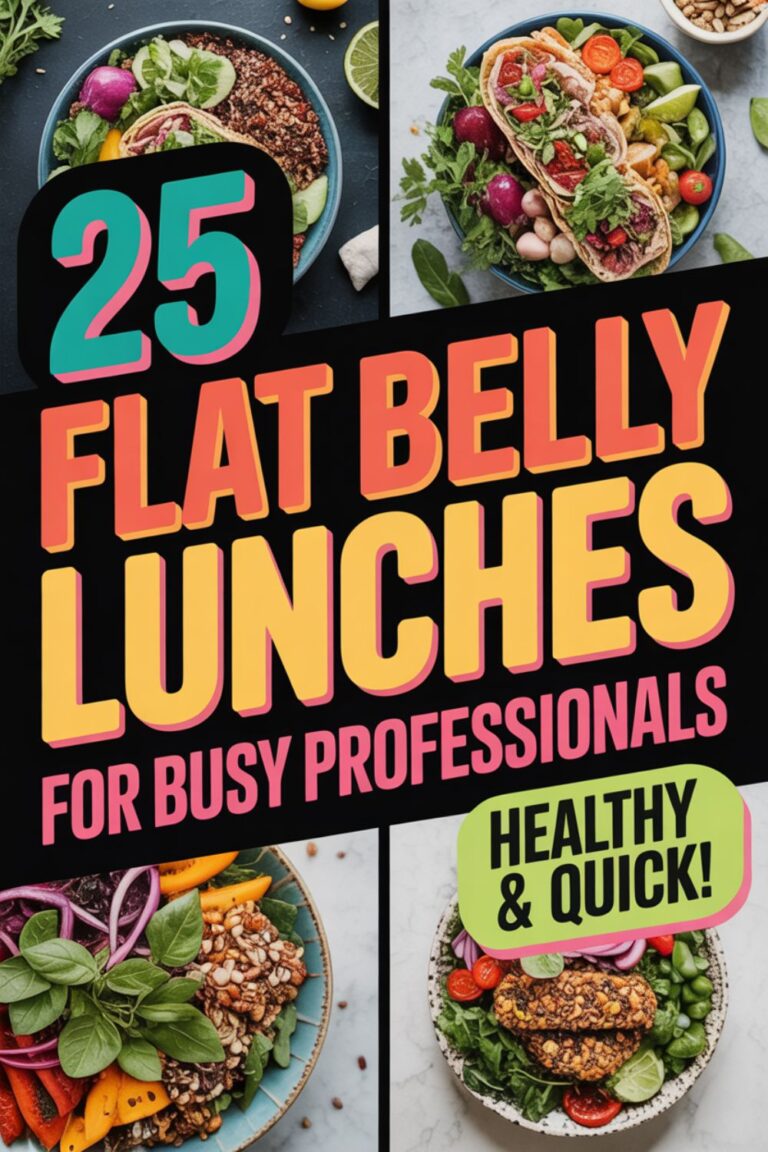 25 Flat Belly Lunches for Busy Professionals
