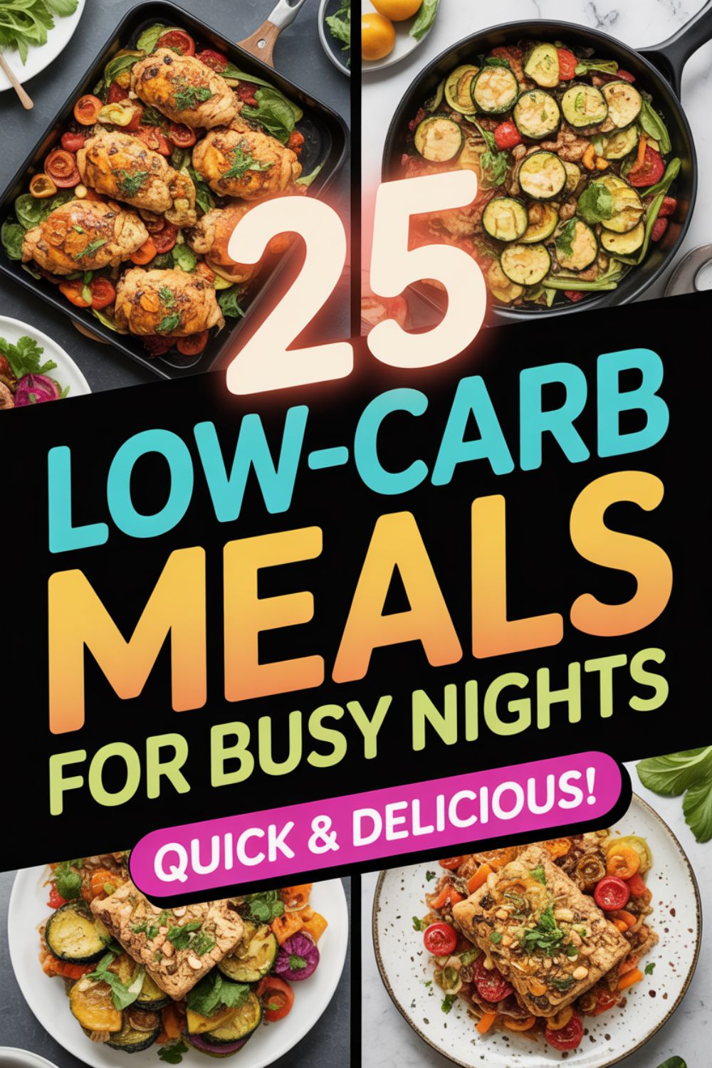 25 Lazy Low Carb Meals for Busy Nights