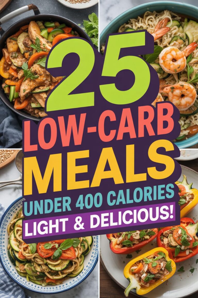 25 Low-Carb Meals Under 400 Calories That Actually Keep You Full