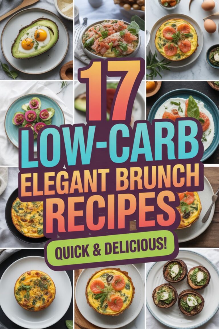 17 Elegant Low-Carb Brunch Recipes
