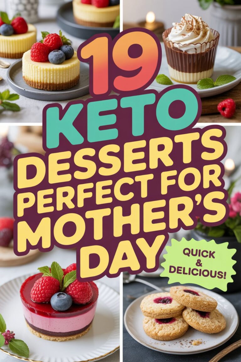 19 Keto Desserts Perfect for Mother’s Day