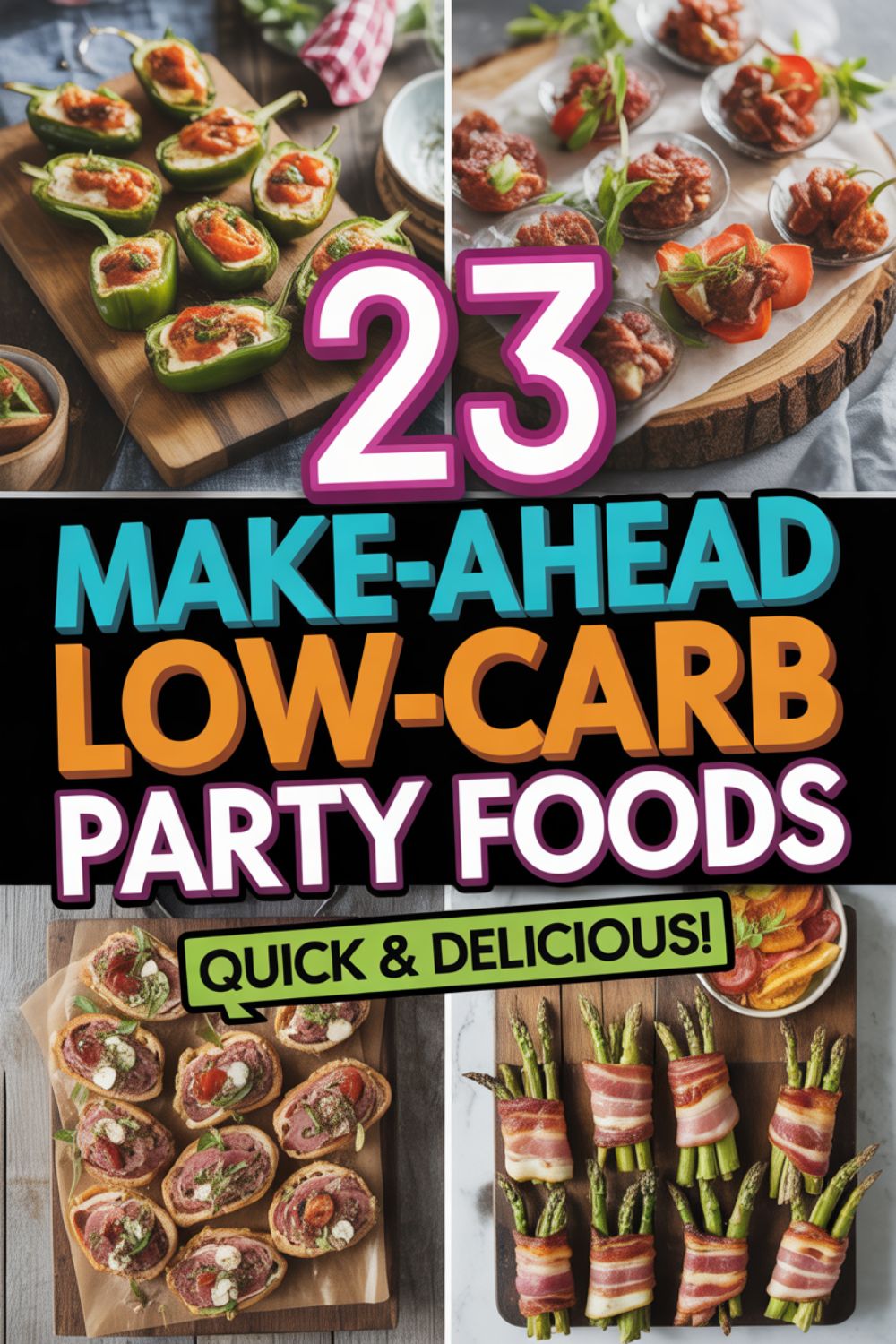 23 Make Ahead Low Carb Party Foods