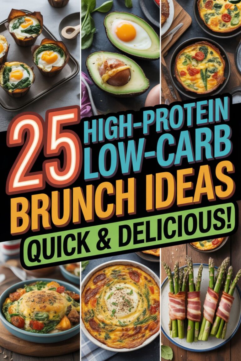 25 High-Protein Low-Carb Brunch Ideas