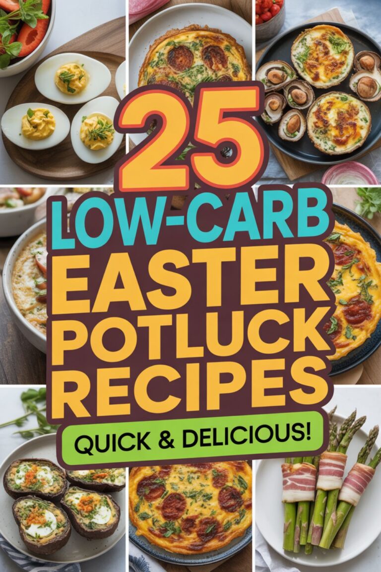 25 Low-Carb Easter Potluck Recipes Everyone Will Actually Eat
