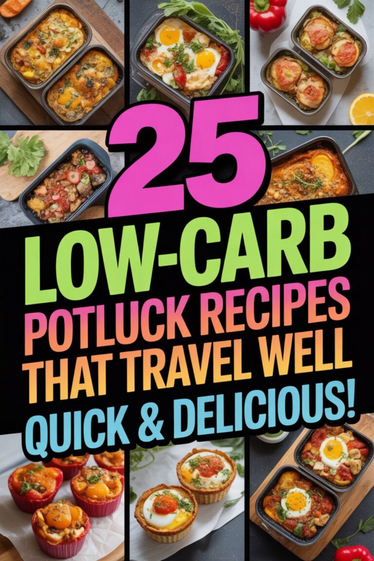 25 Low-Carb Potluck Recipes That Travel Well