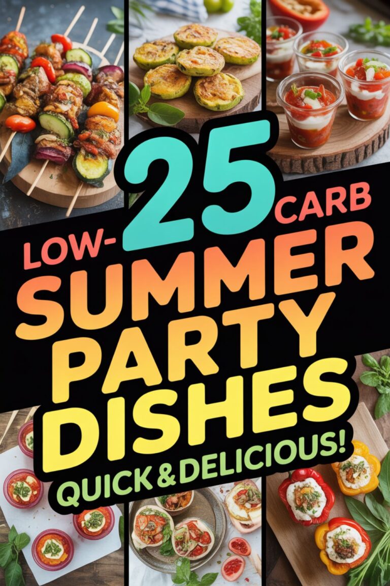 25 Low-Carb Summer Party Dishes That Actually Impress Your Guests