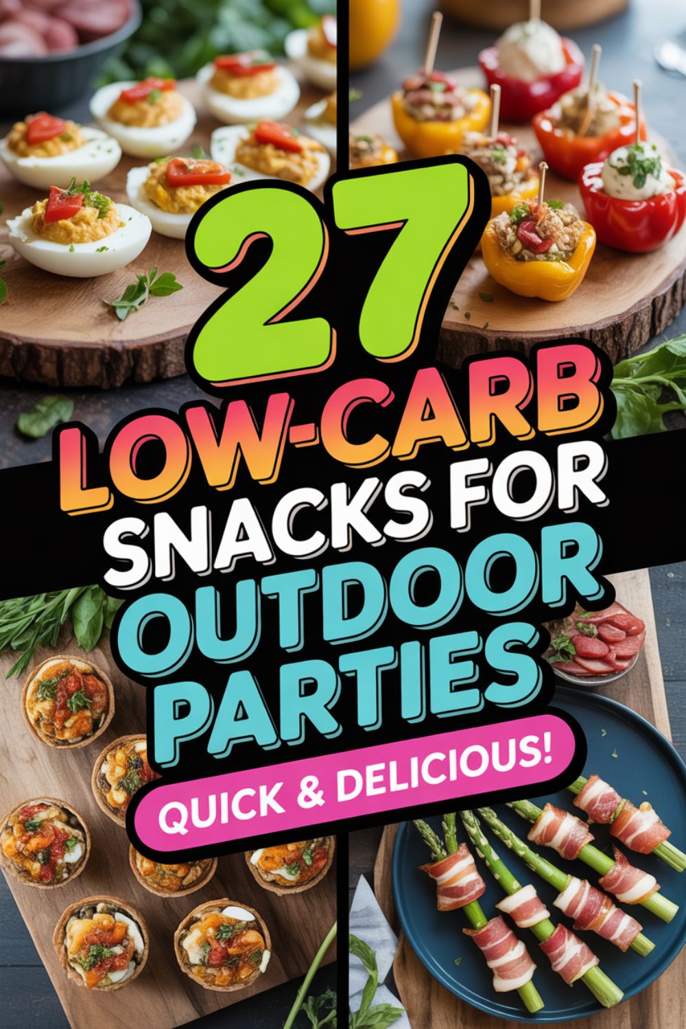 27 Low Carb Snacks for Outdoor Parties