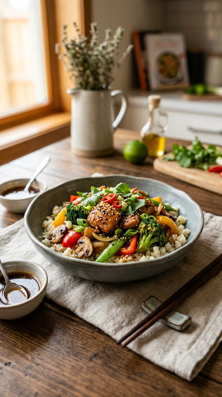 25 Low-Carb Asian-Inspired Meals (Free Printable)