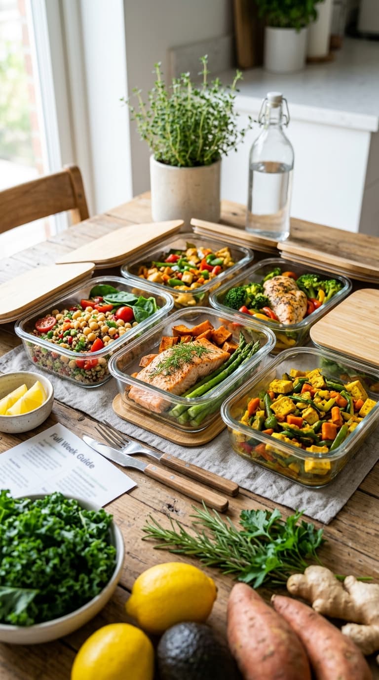 Anti-Inflammatory Meal Prep — Full Week Guide (Free Printable) 15 Anti-Inflammatory Meal Prep — Full Week Guide (Free Printable)