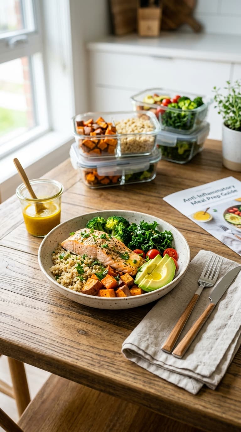 Anti-Inflammatory Meal Prep &mdash; Full Week Guide (Free Printable)