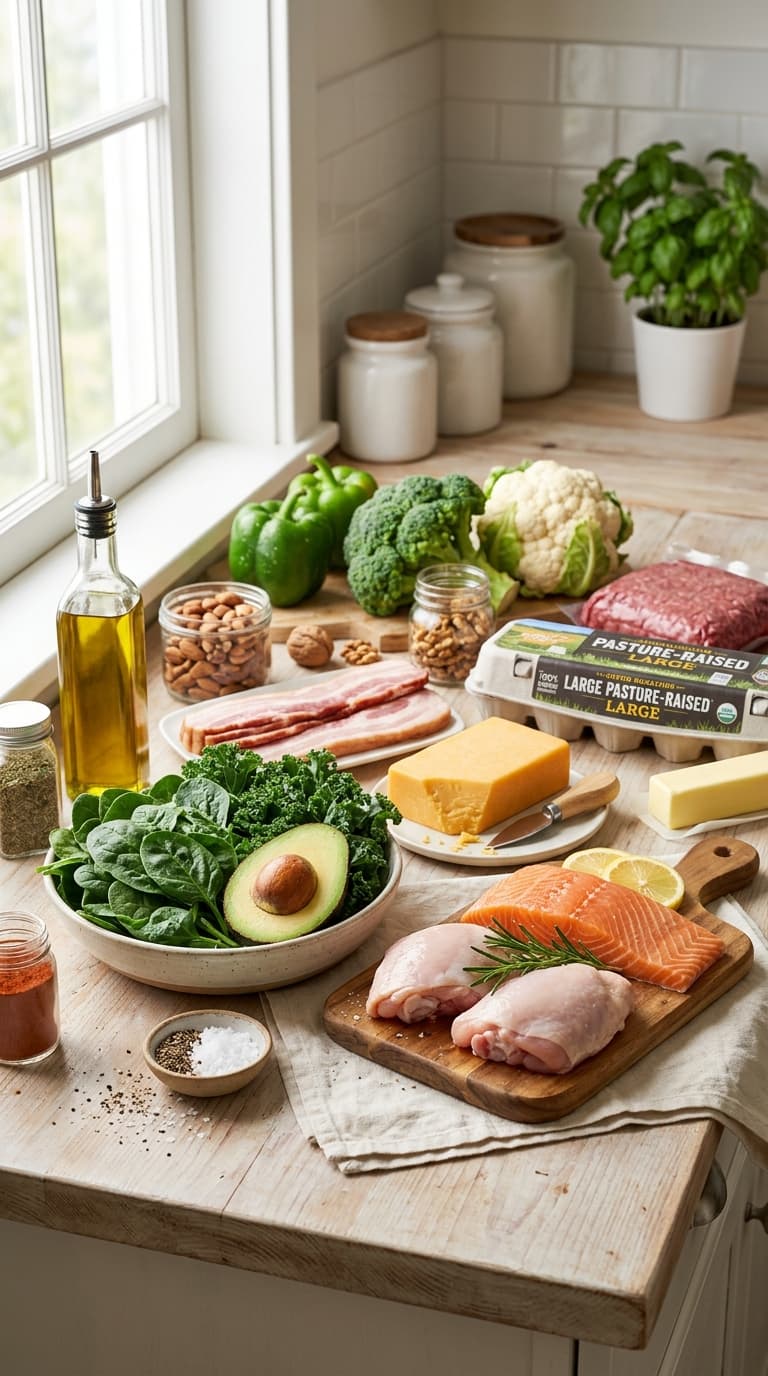 Keto Grocery List For Beginners (Under $100)