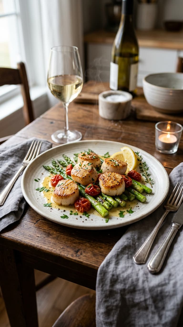Low-Carb Date Night Dinners &mdash; 10 Fancy Recipes (Free Printable)